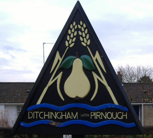 Ditchingham's Village Sign 2013